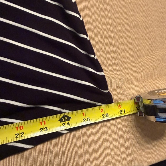 Chico’s size 3 (16/18) Women’s Black and White Striped Dress - Picture 6 of 10